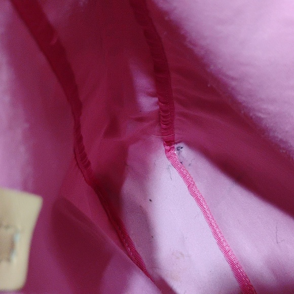 SALE! Authentic FENDI Vintage Zucchino Hand Bag Purse Canvas/Leather Pink/Red - Picture 10 of 14